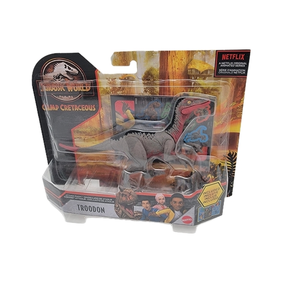 Jurassic World Camp Cretaceous Attack Pack 5pc Lot Dimorphodon Error Gallimimus - Picture 5 of 7